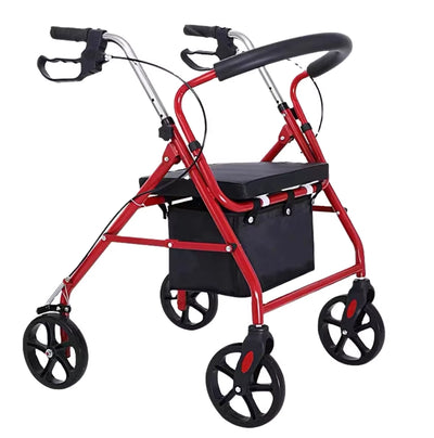 Walking Rollator Walker Mobility Aids Disabled for Elderly Adults Seniors Equipment Orthopedic Rehabilitation Training Frame