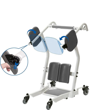 Mason Stand Patient Transport Unit Safe Sitting Standing Transfer Lift Fall Prevention Equipment Rehabilitation Therapy Supply