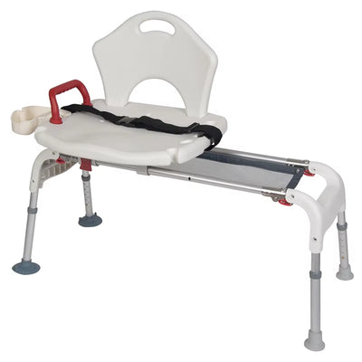 Customized Flip up Armrest Bath Chair Sliding Transfer Bench
