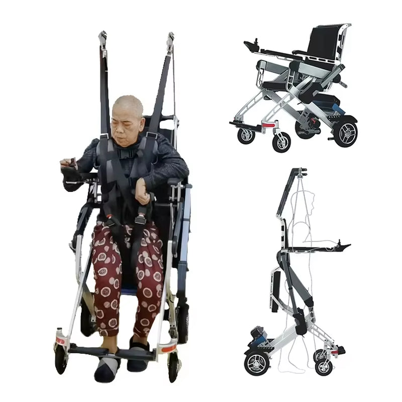 Hemiplegia Lower Limb Walking Training Mobility Assist Equipment Standing Gait Rehabilitation Walker Aid