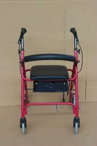  Multi-Function Aluminum Rollator Walker Shopping Cart