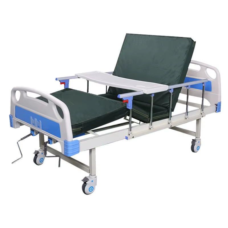  Double Function Medical Bed Metal Double Crank Home Chinese Hospital Nursing Bed
