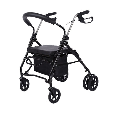 Walking Rollator Walker Mobility Aids Disabled for Elderly Adults Seniors Equipment Orthopedic Rehabilitation Training Frame
