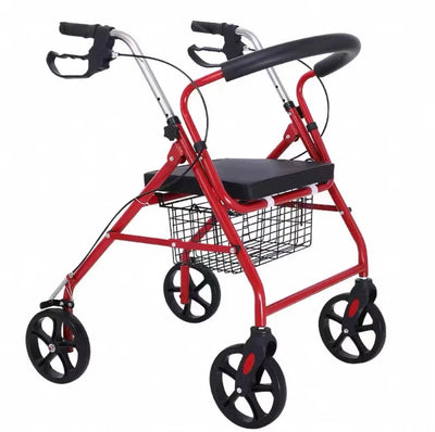 Walking Rollator Walker Mobility Aids Disabled for Elderly Adults Seniors Equipment Orthopedic Rehabilitation Training Frame