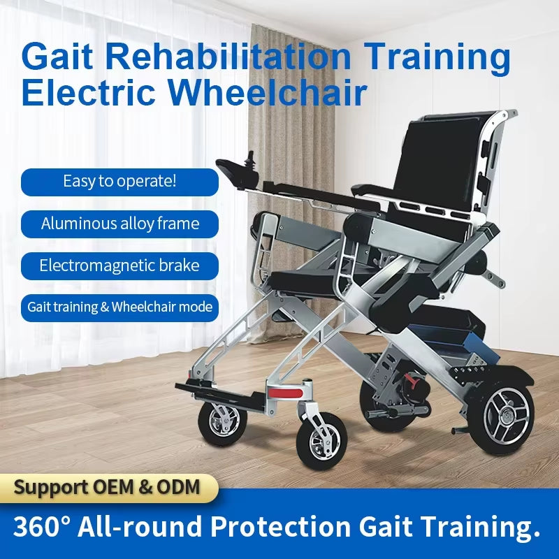 Hemiplegia Lower Limb Walking Training Mobility Assist Equipment Standing Gait Rehabilitation Walker Aid