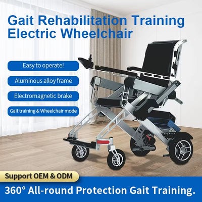 Hemiplegia Lower Limb Walking Training Mobility Assist Equipment Standing Gait Rehabilitation Walker Aid