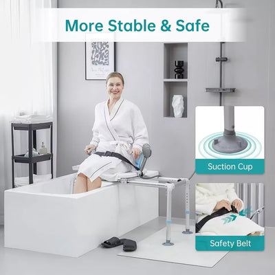  Sinway Heavy Duty Sliding Shower Chair Bathtub Transfer Seat 350Lbs OPEN BOX