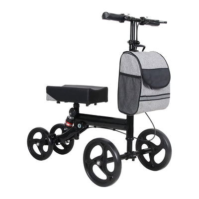 Ousite One Leg Car Knee Scooter for Disabled Walking Walker Crutches